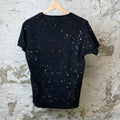 Off White Multi Color Paint Splatter T-shirt Sz M