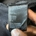 Amiri MX1 Grey Art Patch Black Denim Jeans Sz 32