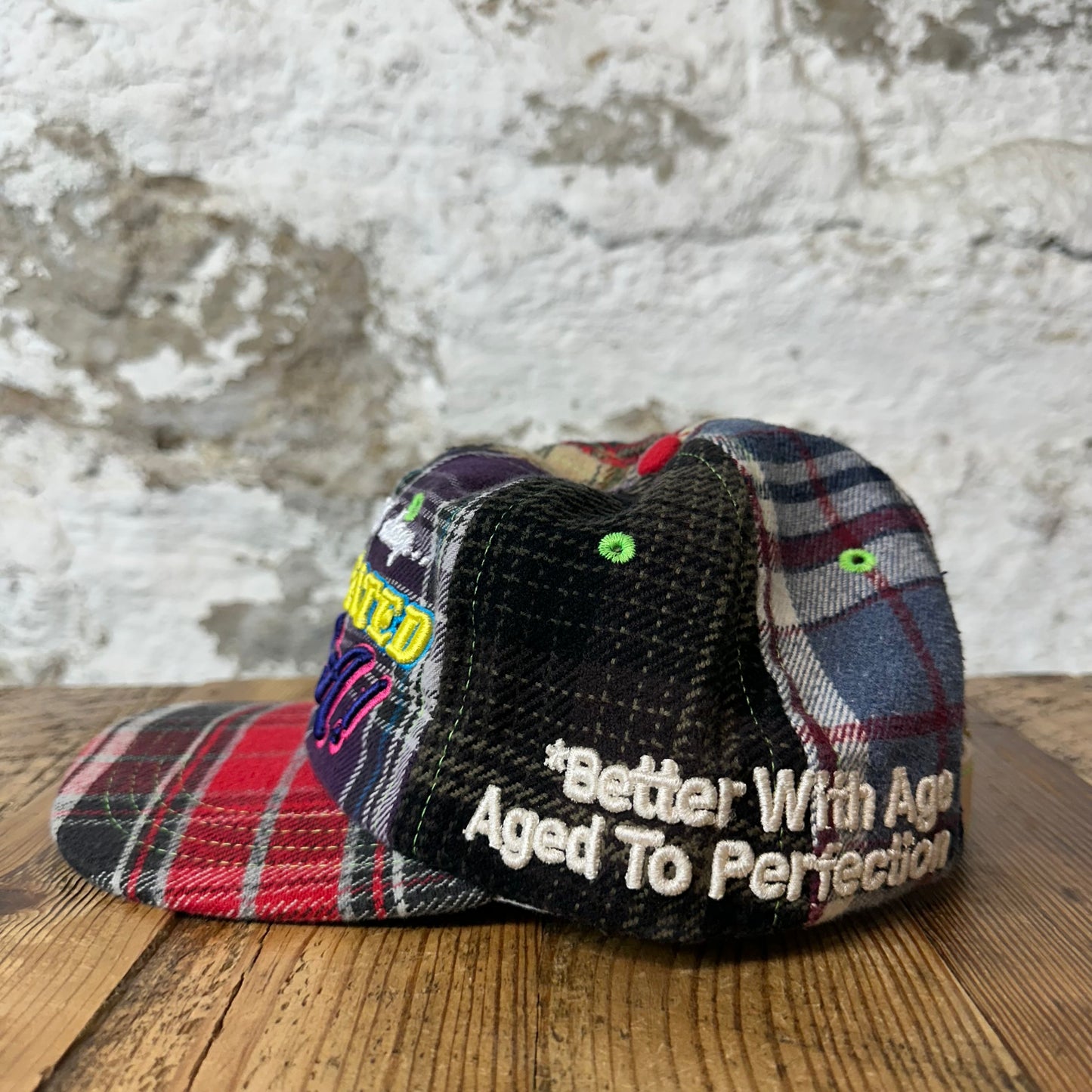 Better With Age God Created Plaid Hat
