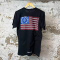 Chrome Hearts USA Flag T-shirt Black Sz M