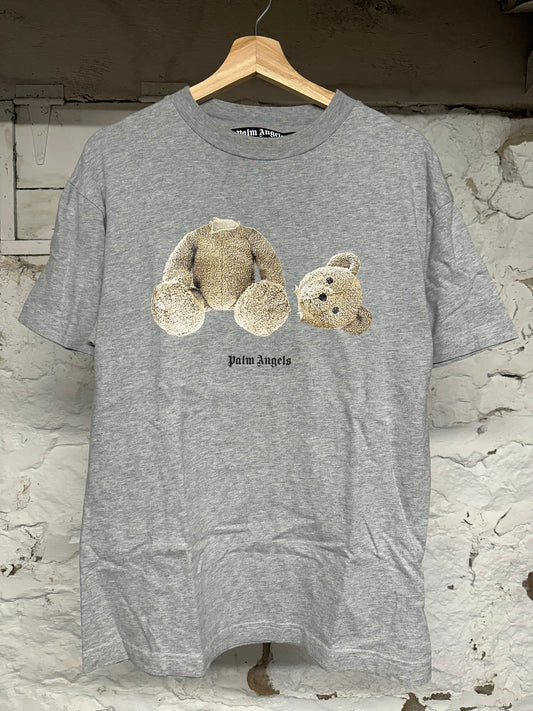 Palm Angels Bear T-shirt Grey Sz M
