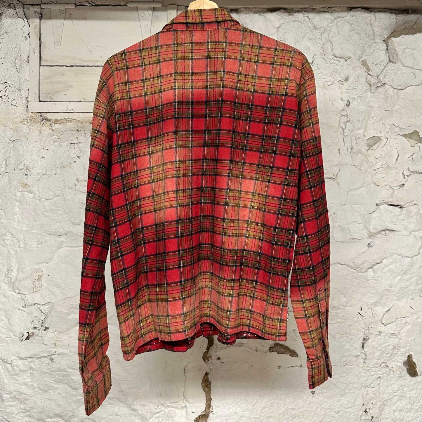 Vale Rhinestone Red Flannel Sz S