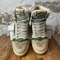 Gucci High Beige GG Monogram Screener Sneaker Sz 9