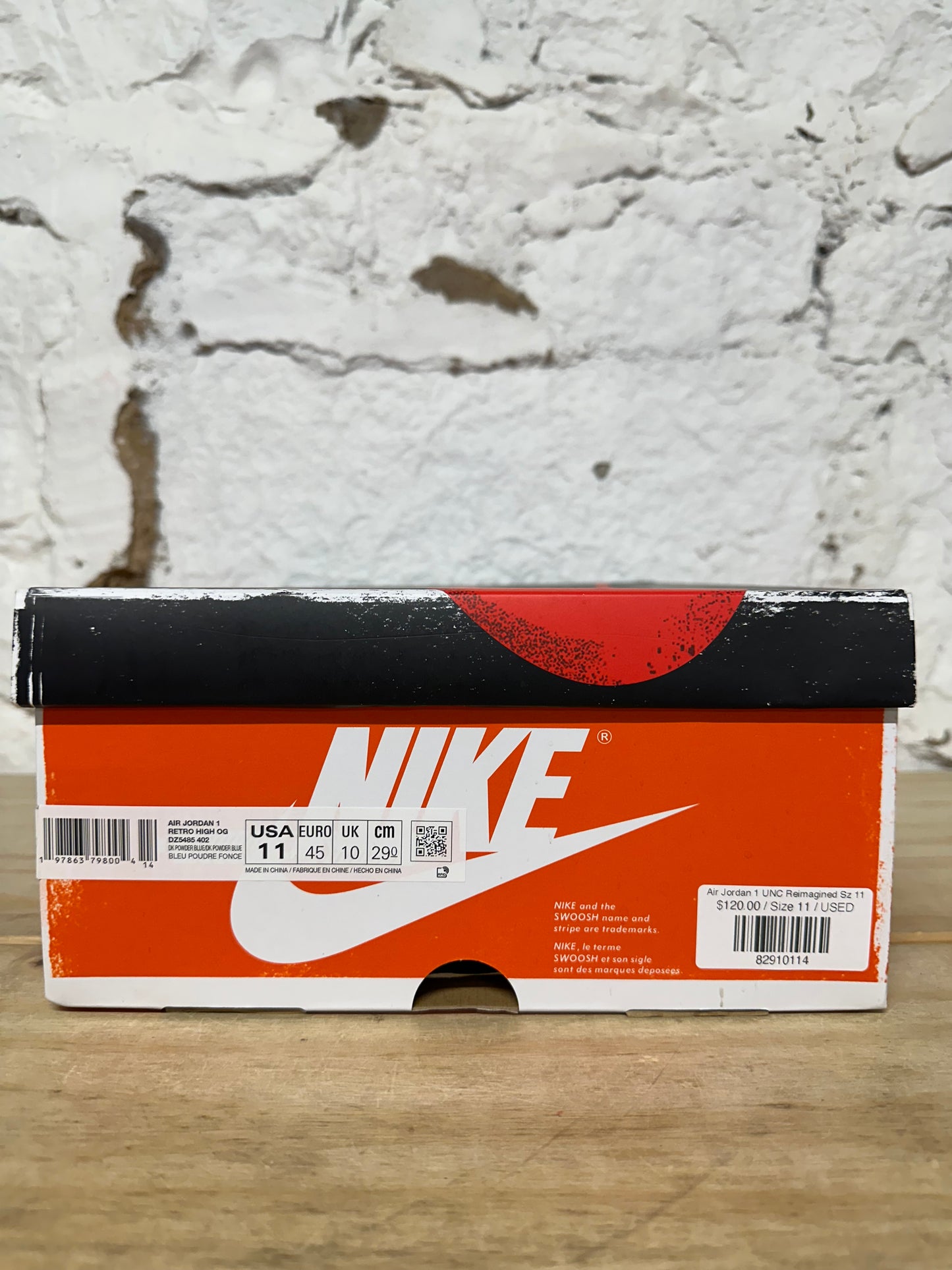 Air Jordan 1 UNC Reimagined Sz 11