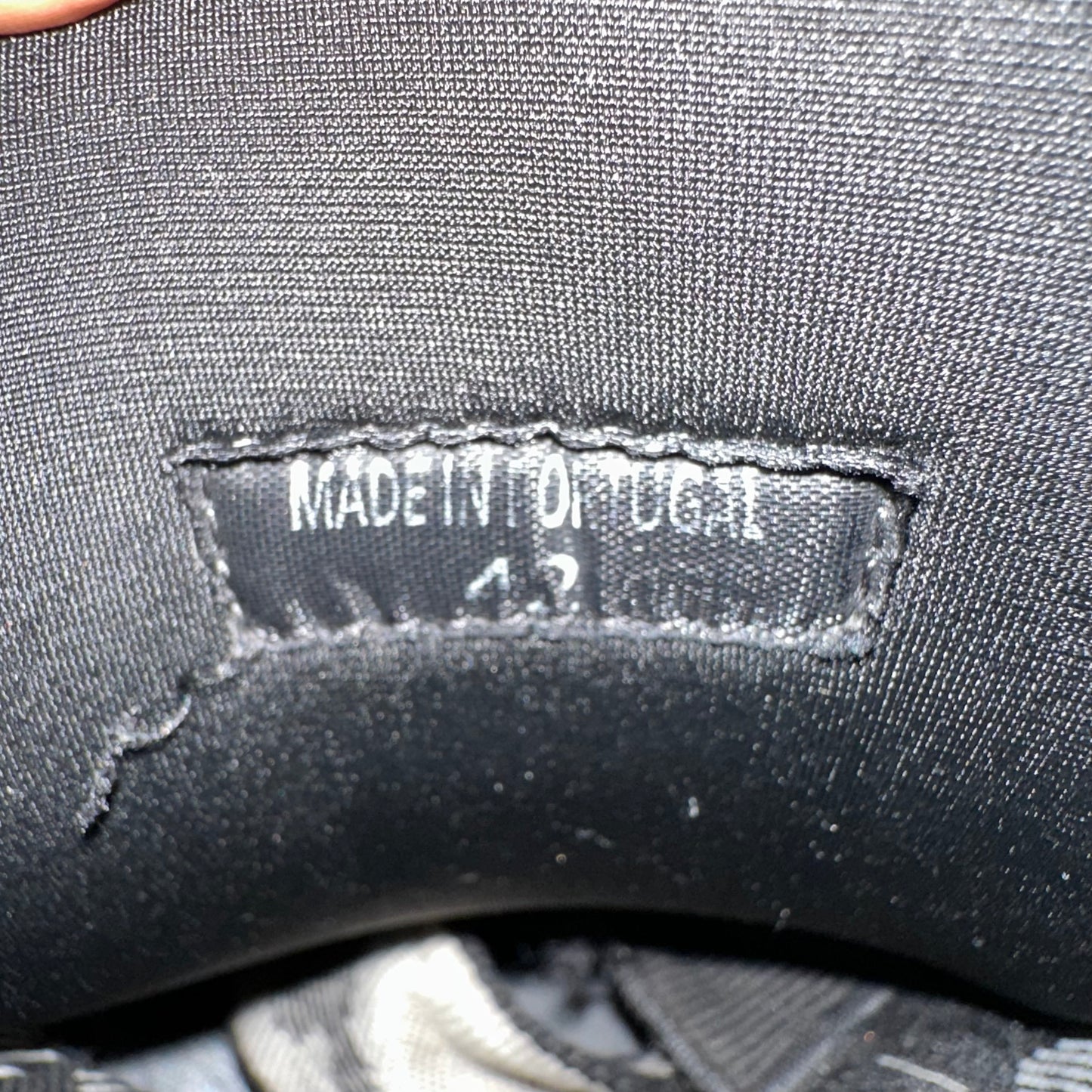 Lanvin Curb Black Grey 3M Sneaker Sz 9 (42)