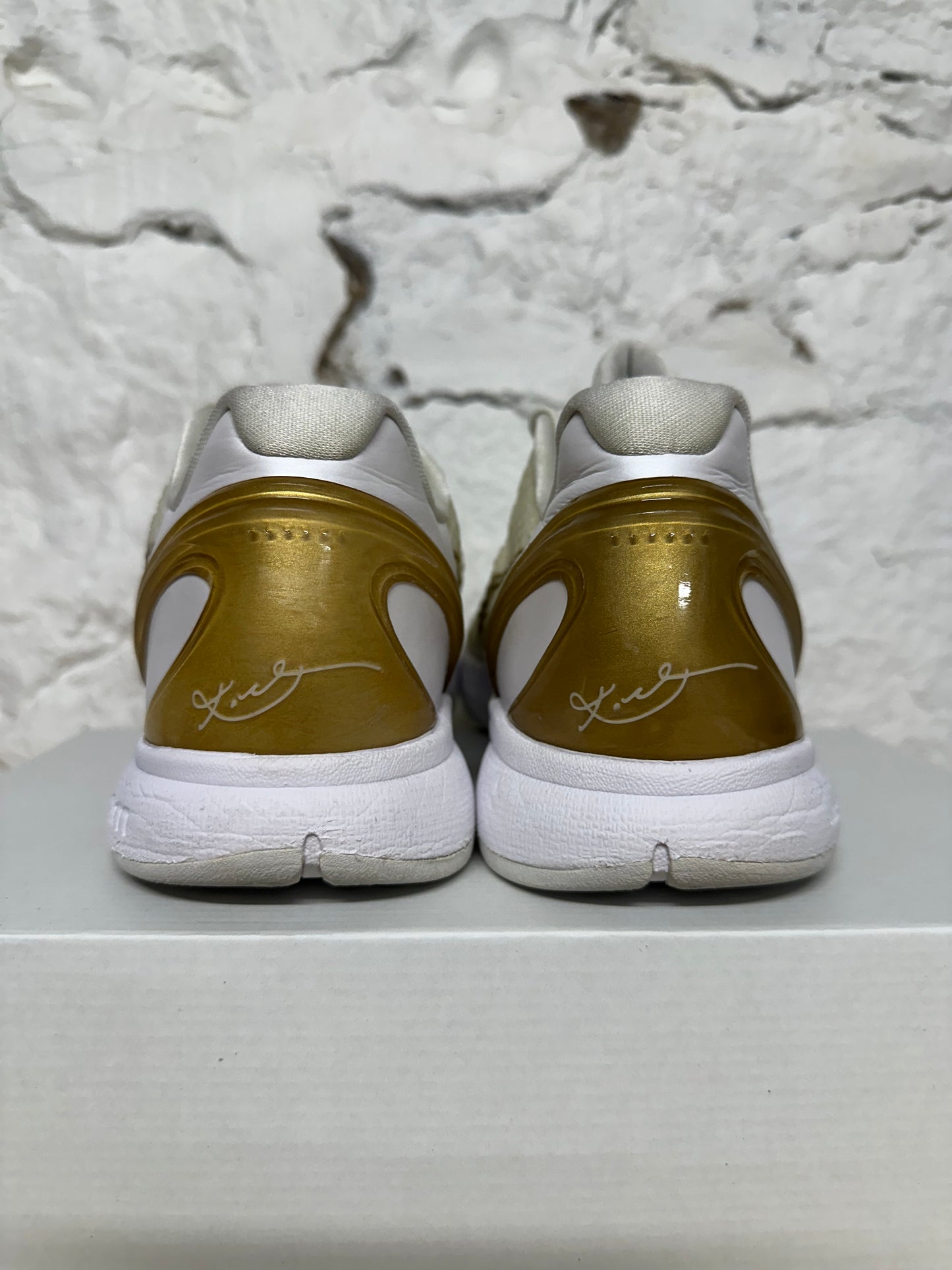 Nike Kobe 6 BHM White Gold (Sample) Sz 15