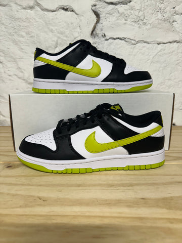 Nike Dunk Low Black Bright Cactus Sz 8 DS