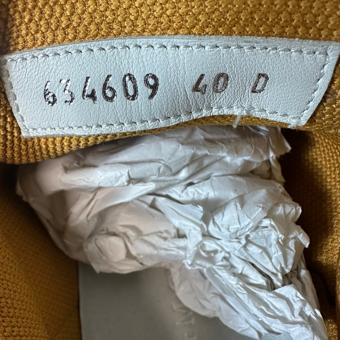 Alexander McQueen Mineral Yellow Tab White Sneaker Sz 7 (40)