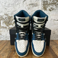 Amiri Black Skeleton Blue White High Sneaker Sz 12 (45)