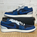 Jordan 1 Low SE Craft Obsidian French Blue Ashen Slate White Sz 13 DS