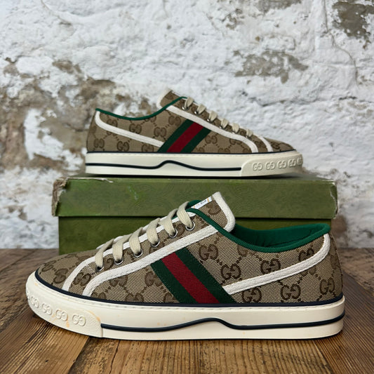 Gucci Tennis 1977 Brown Monogram Sneaker Sz 6.5 (39)