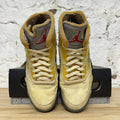 Air Jordan 5 Off-White Sail Sz 9.5