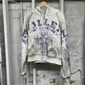 Vale Army of Dreams Grey Purple Zip Up Hoodie Sz S