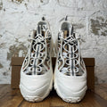 Burberry Arthur Tan Plaid White Sneaker Sz 12 (45) DS