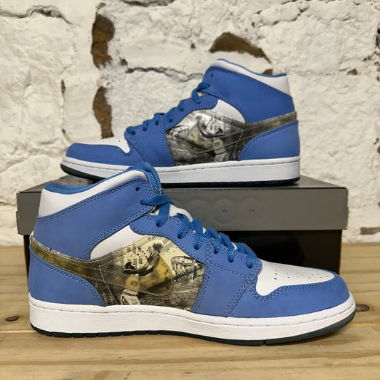 Air Jordan 1 Alpha White University Blue Sz 10 DS