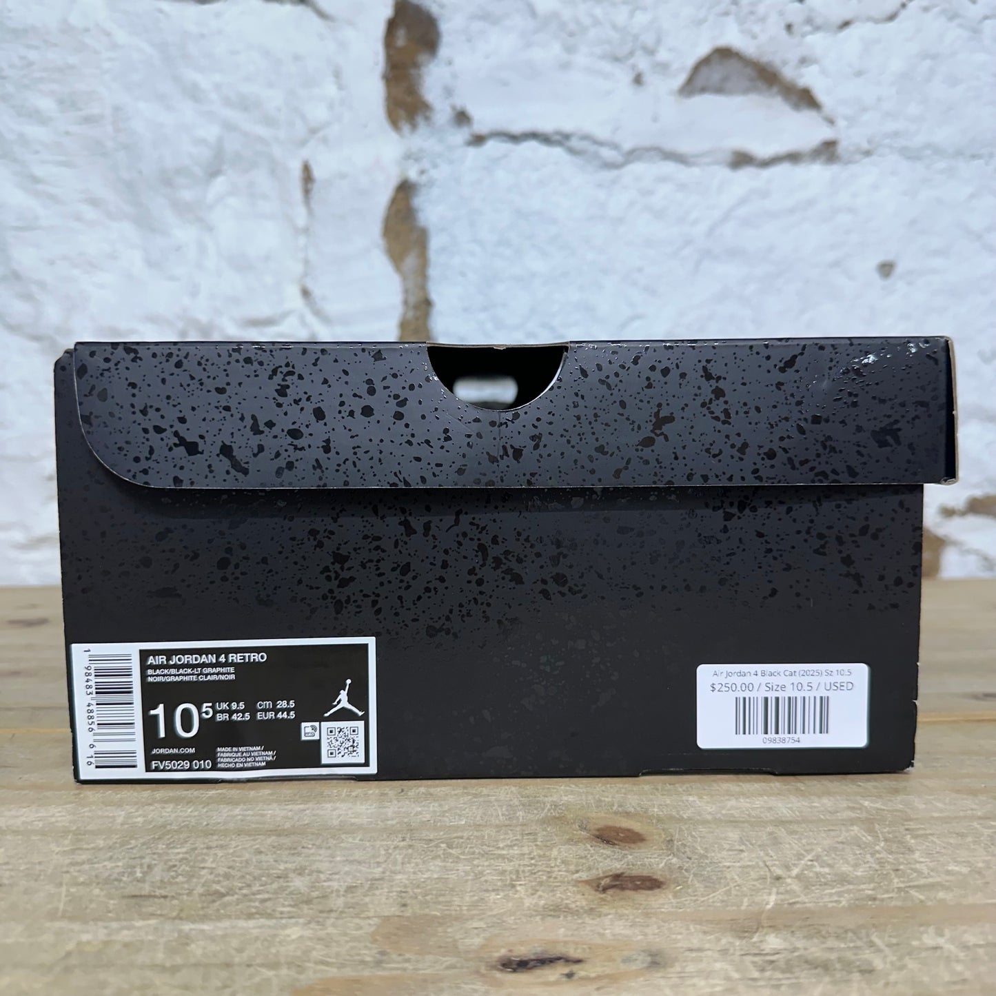 Air Jordan 4 Black Cat (2025) Sz 10.5