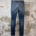 Amiri Knee Hole Dark Blue Denim Jeans Sz 30