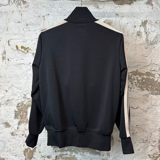 Palm Angels PA Black Beige Track Jacket Sz S