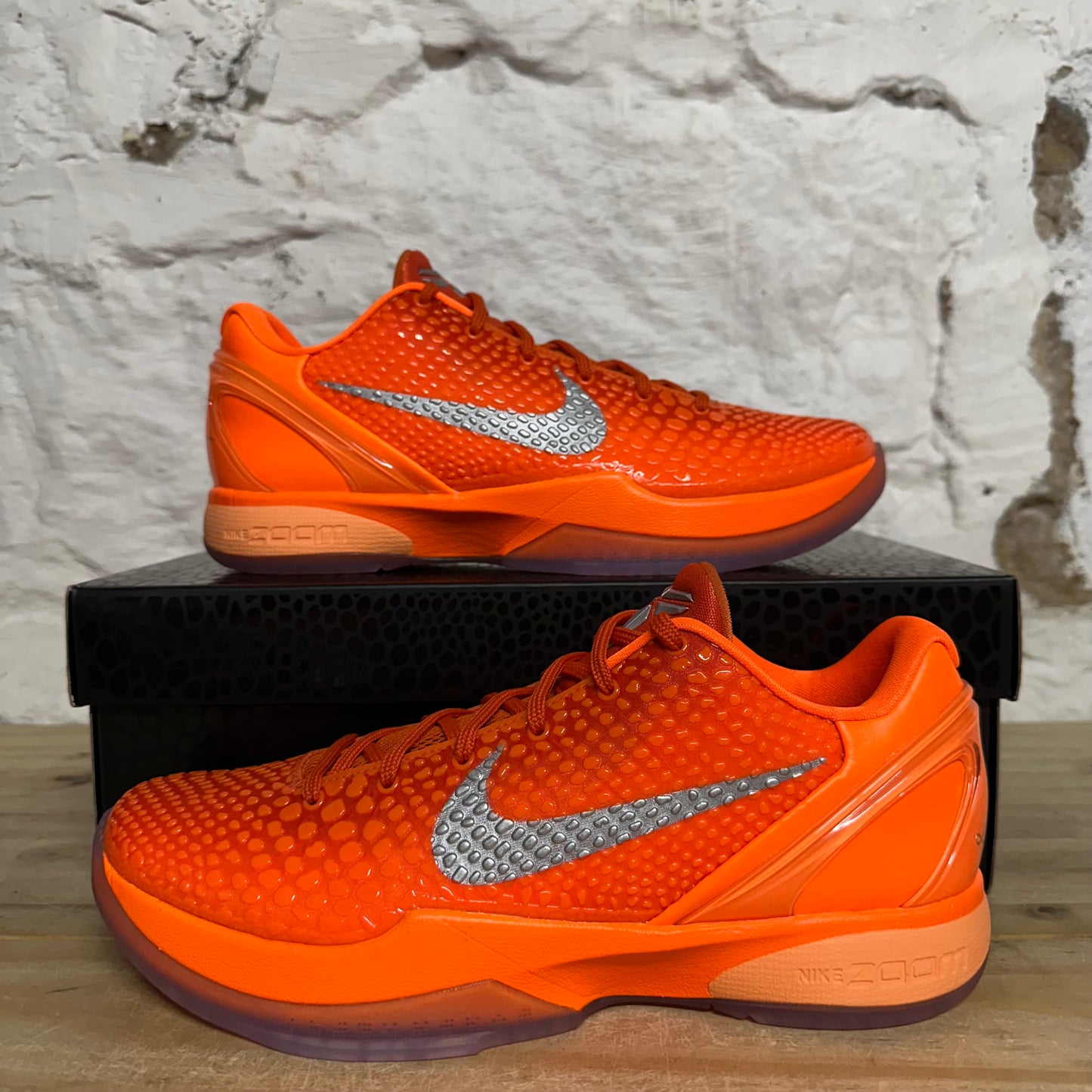 Nike Kobe 6 Protro Total Orange Sz 9 DS
