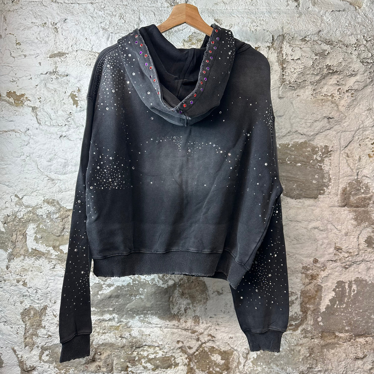 Vale Classico Black Zip Up Hoodie DS