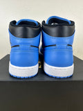 Air Jordan 1 Mid University Blue Black Sz 10.5 DS