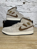 Air Jordan 1 Mid Brown Elephant Sz 13 DS