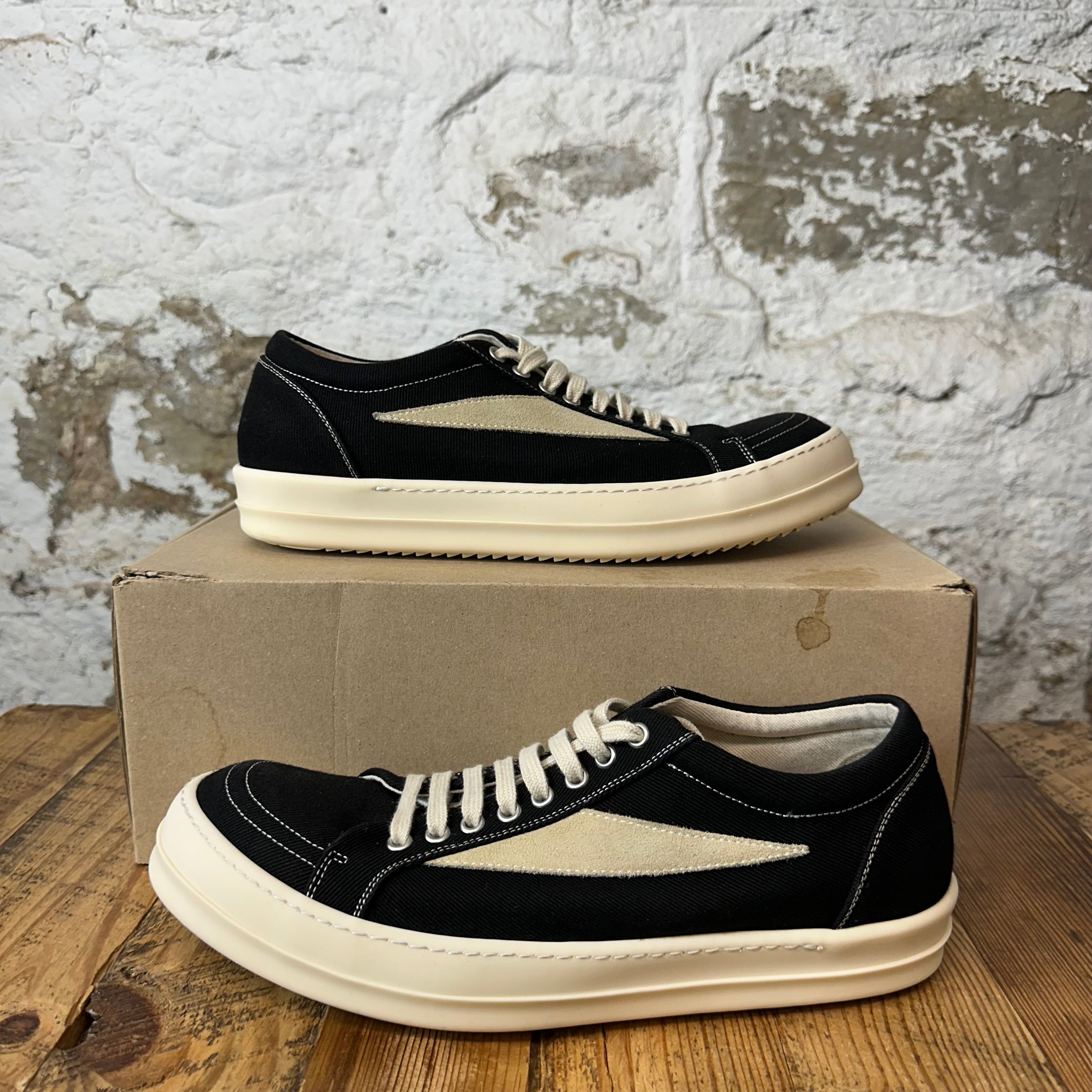 Rick Owens DRKSHDW Vintage Black Milk Sneaker Sz 11 (44)
