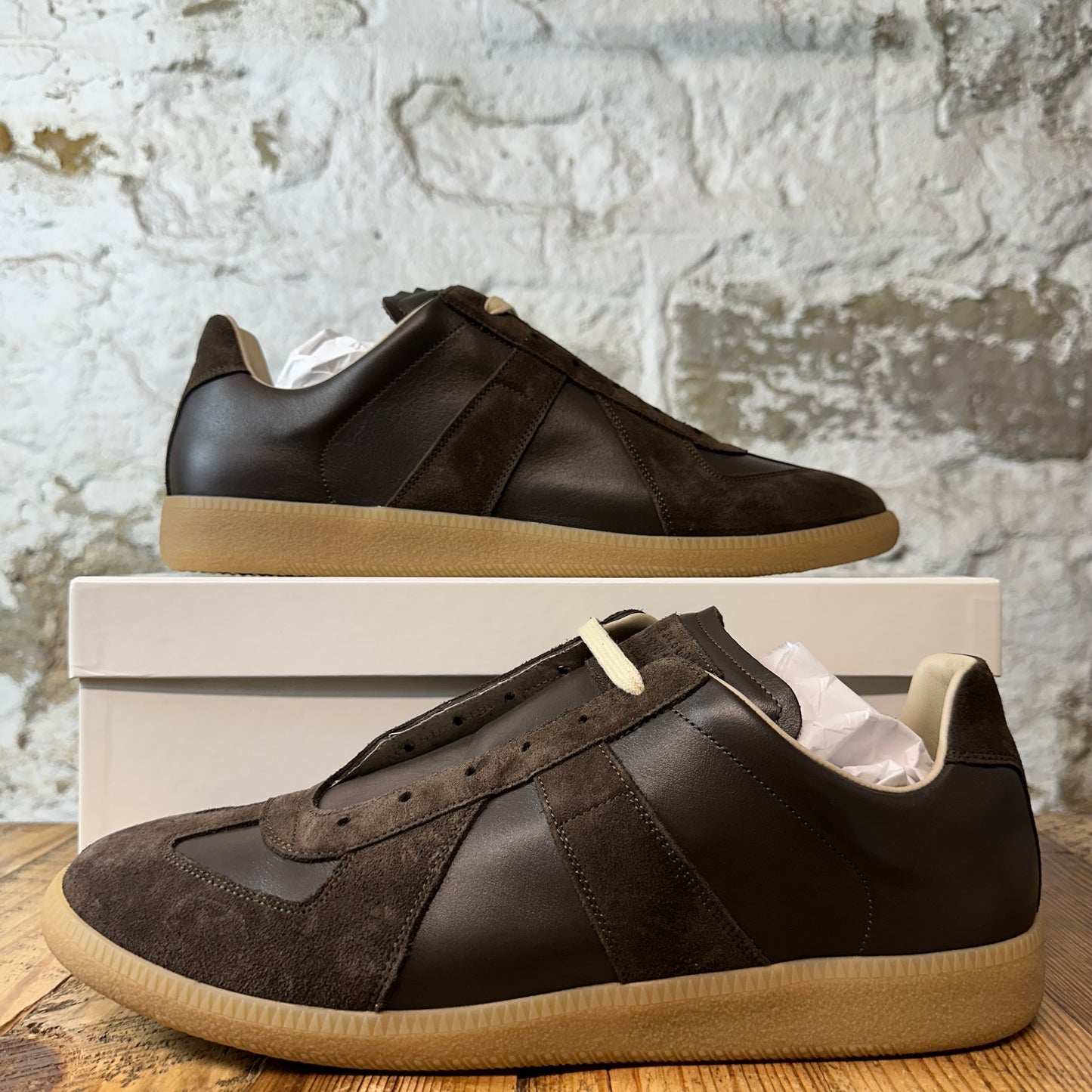 Maison Margiela Replica Brown Sneaker Sz 13 (46) DS