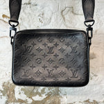 Louis Vuitton Shadow Duo Graphite Messenger Bag