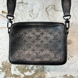 Louis Vuitton Shadow Duo Graphite Messenger Bag