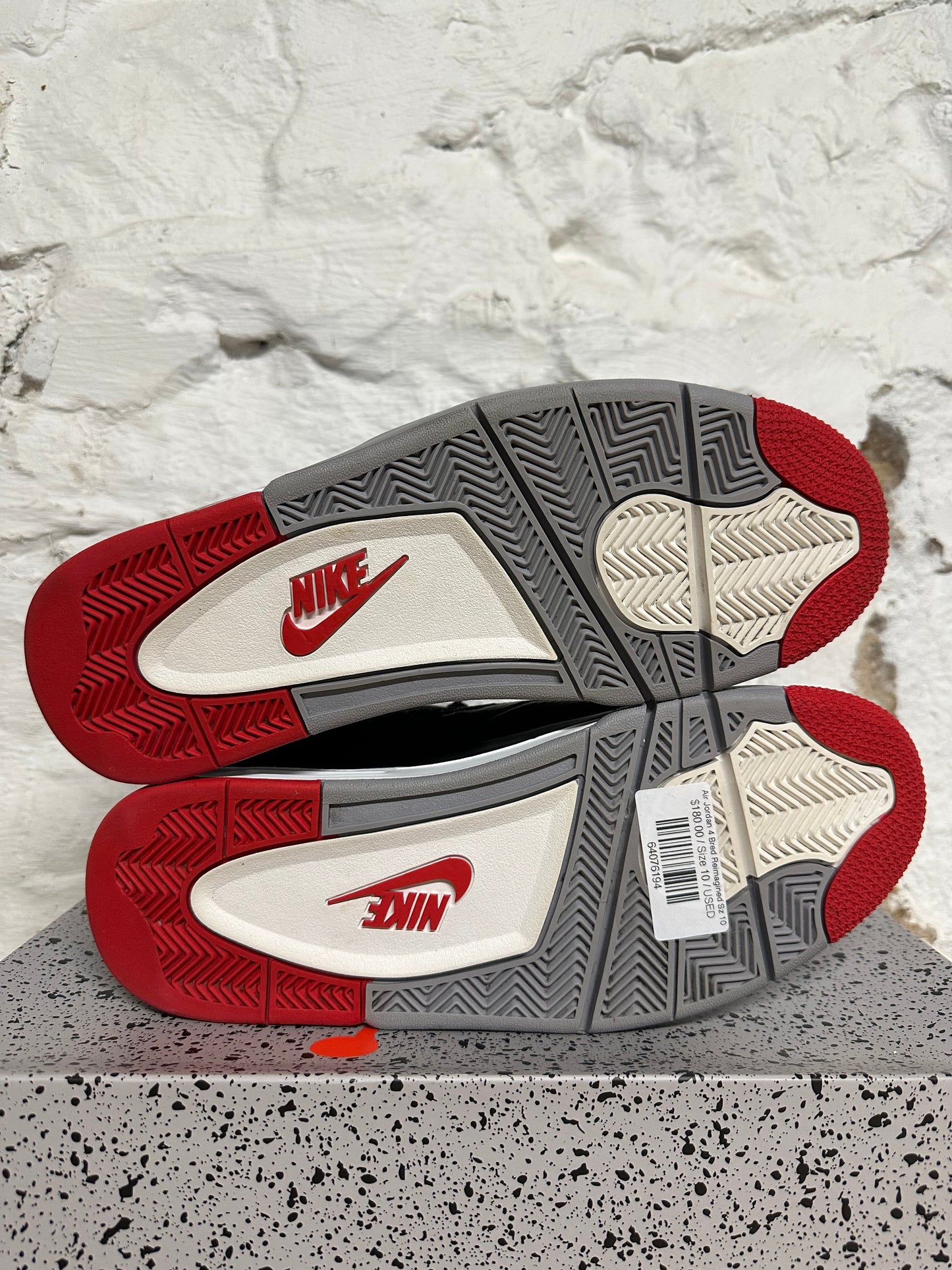 Air Jordan 4 Bred Reimagined Sz 10