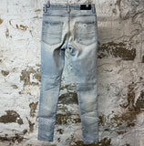 Amiri MX1 Tie Dye Patches Blue Denim Jeans Sz 29