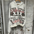 Vale Destroyer Grey Zip Up Hoodie Sz XL