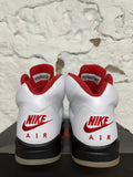 Air Jordan 5 Fire Red Silver Tongue (2020) Sz 10.5