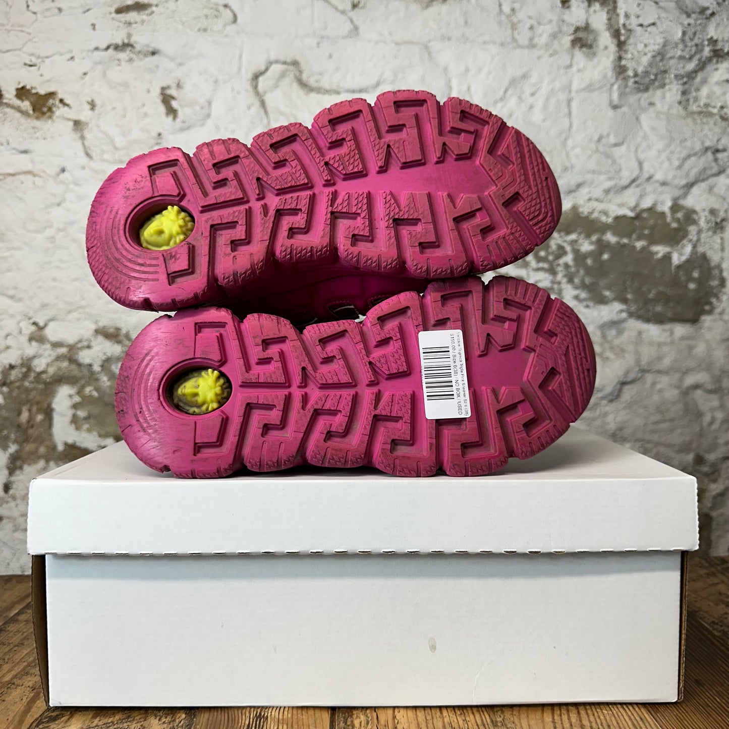 Versace Trigreca Triple Pink Sneaker Sz 6 (38)