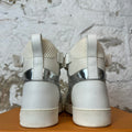 Louis Vuitton High Silver Monogram Rivoli Sneaker Sz 7 (40)