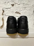 Nike Air Force 1 Low Black Gum Bottom Sz 10