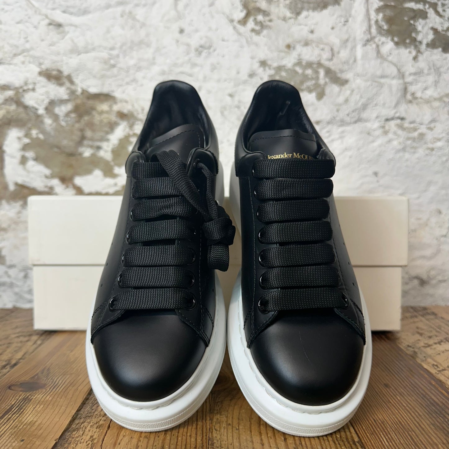 Alexander Mcqueen Black White Sole Sneaker Sz 4.5 (36.5)