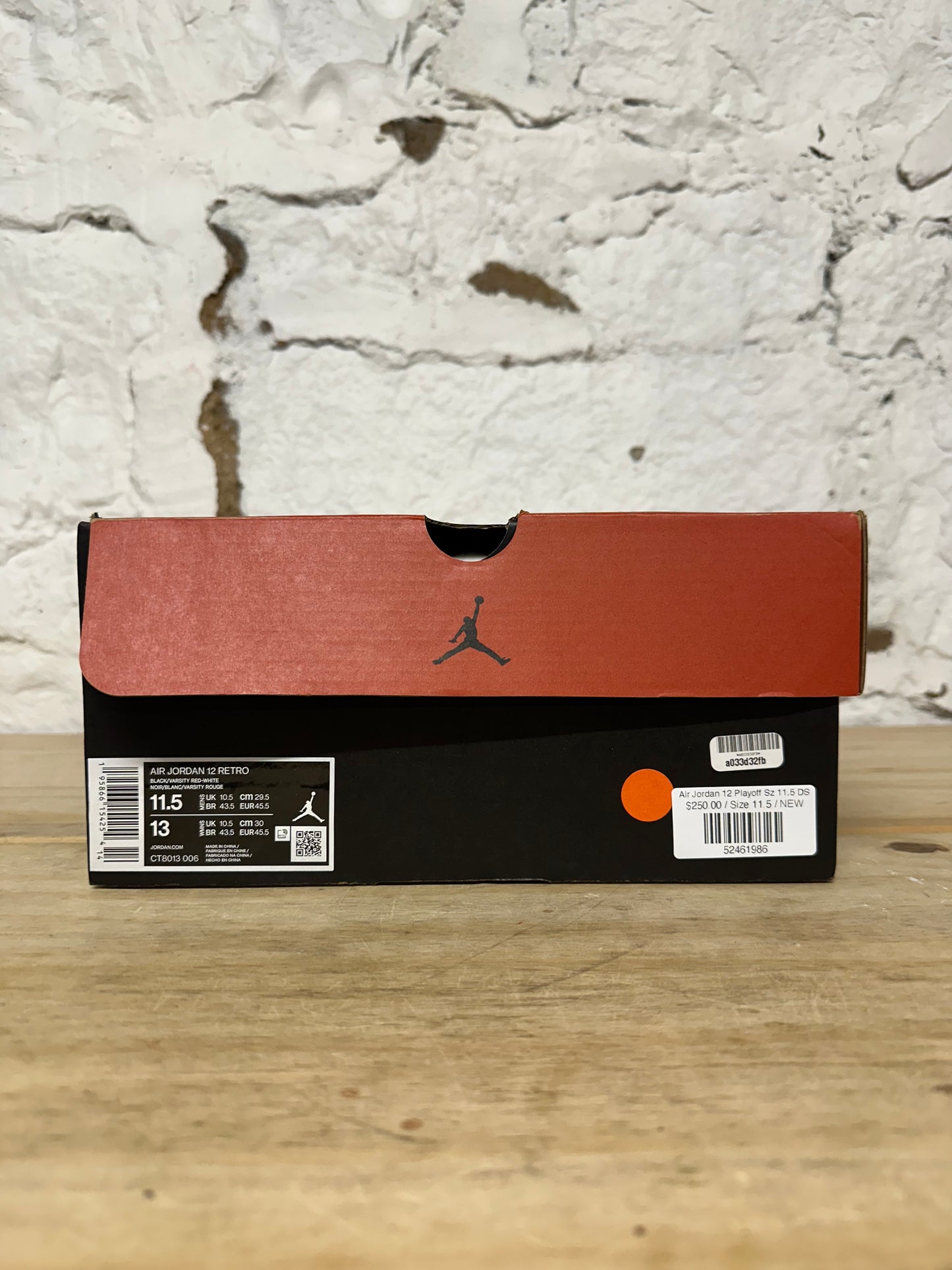 Air Jordan 12 Playoff Sz 11.5 DS