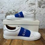 Givenchy Blue Strap White Low Sneaker Sz 10 (43)