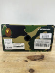 A Bathing Ape Bape Sta Low Text Code Camo Charcoal Sz 9.5