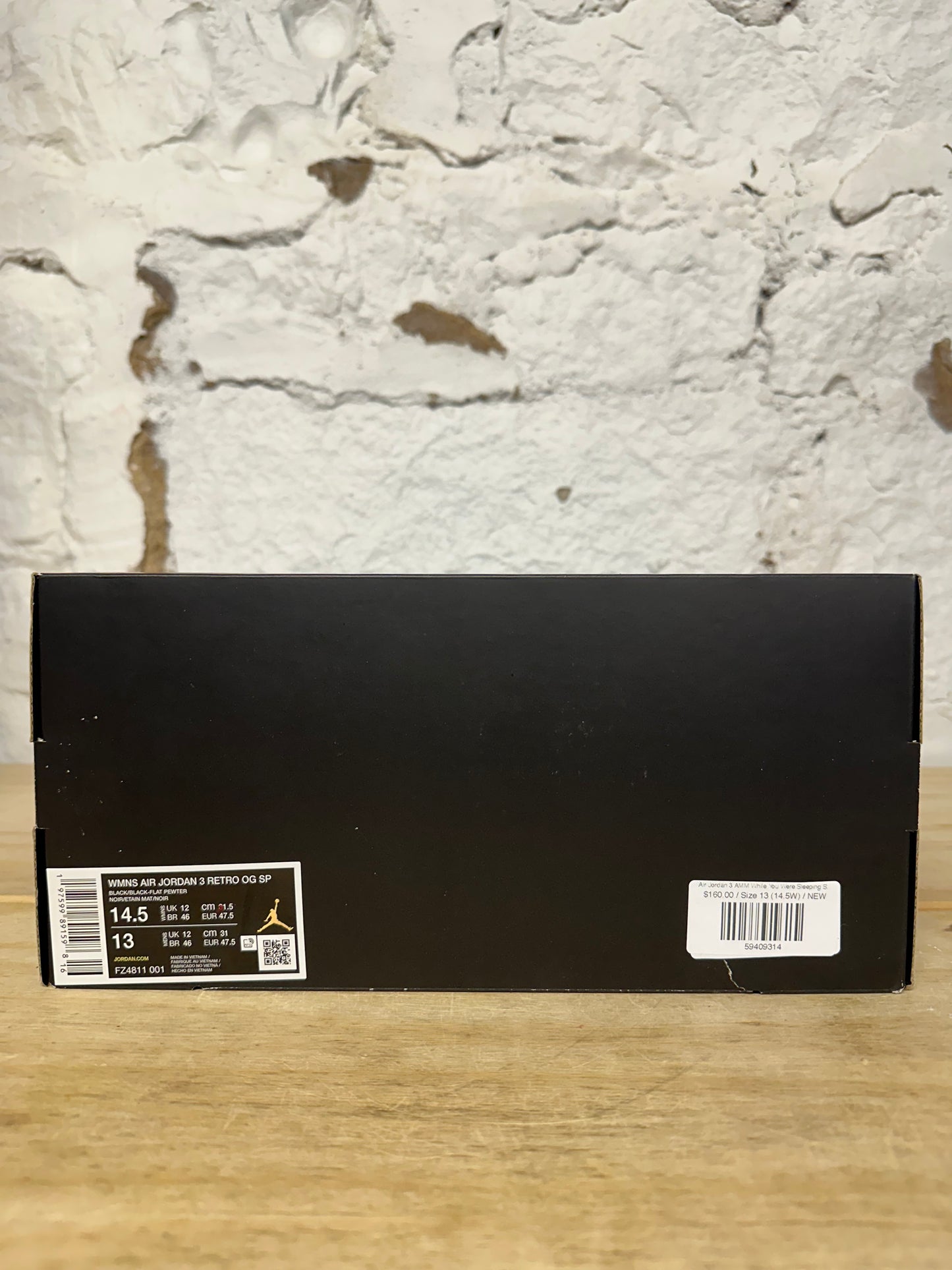 Air Jordan 3 A Ma Maniere While You Were Sleeping Sz 13 (14.5W) DS