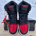 Air Jordan 1 Patent Bred Sz 5.5Y