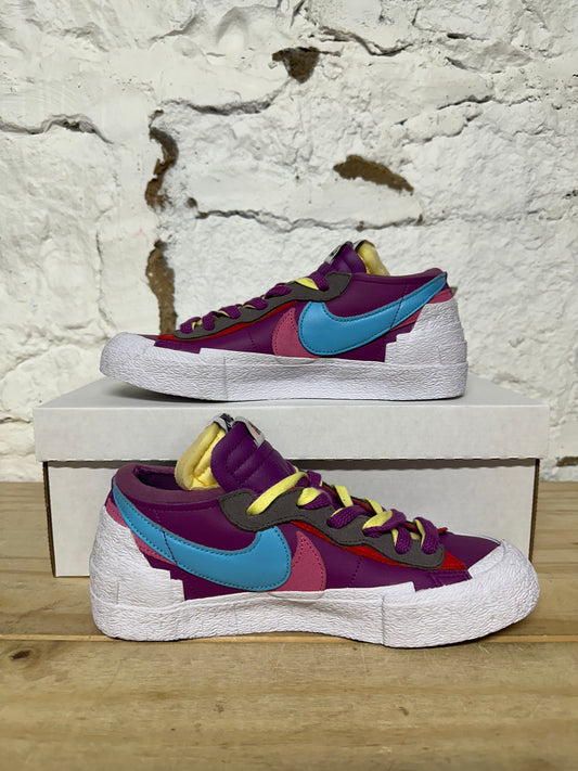 Nike Blazer Low Sacai Kaws Purple Dusk Sz 7