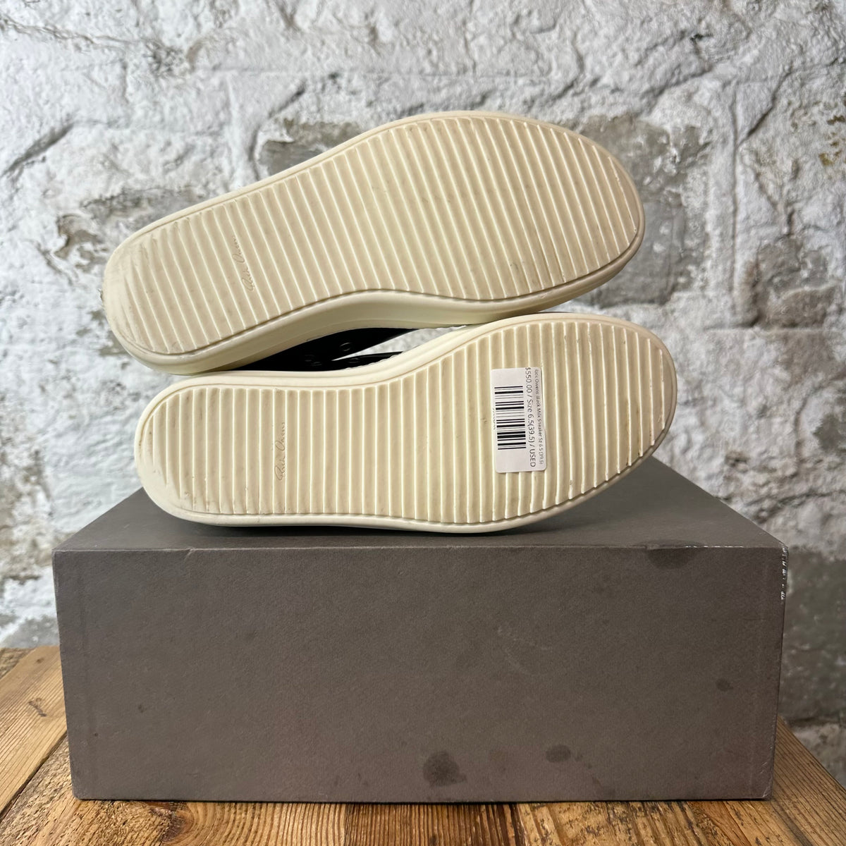 Rick Owens Black Milk Sneaker Sz 6.5 (39.5)