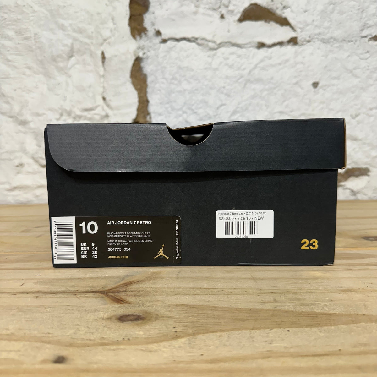 Air Jordan 7 Bordeaux (2015) Sz 10 DS