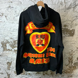 Supreme Te Amo Black Hoodie Sz XL
