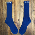 Chrome Hearts White Spell Blue Socks DS