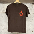 Travis Scott Jordan Brown Red T-Shirt Sz M