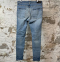 Amiri MX1 Light Blue Paisley Blue Denim Jeans Sz 34